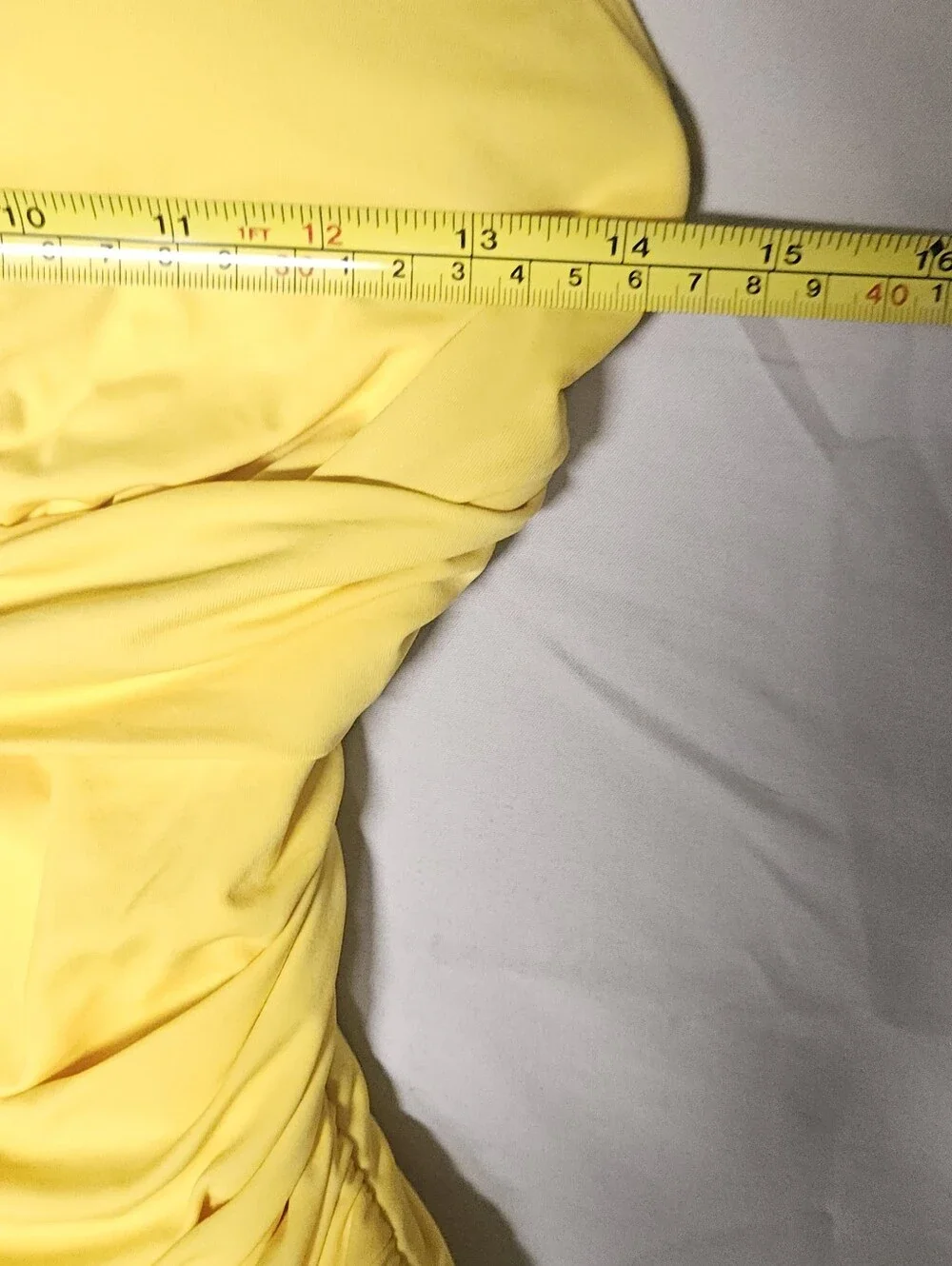 Michael Kors One Piece Yellow Swimsuit